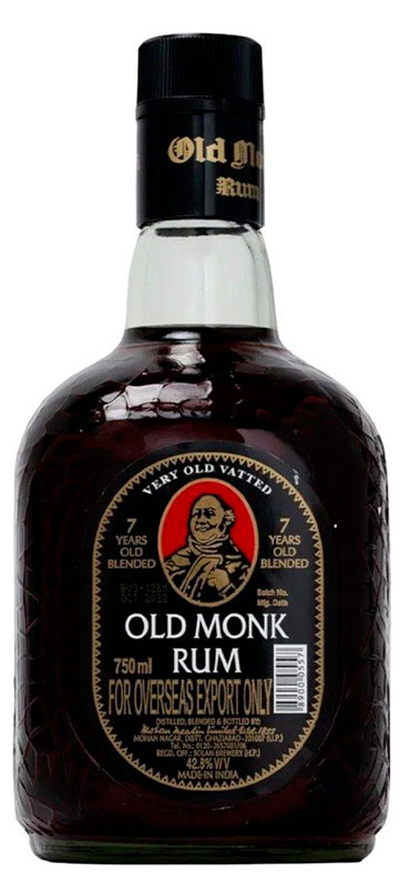 

Ром Old Monk выдержанный 7 лет Индия, 0,75 л