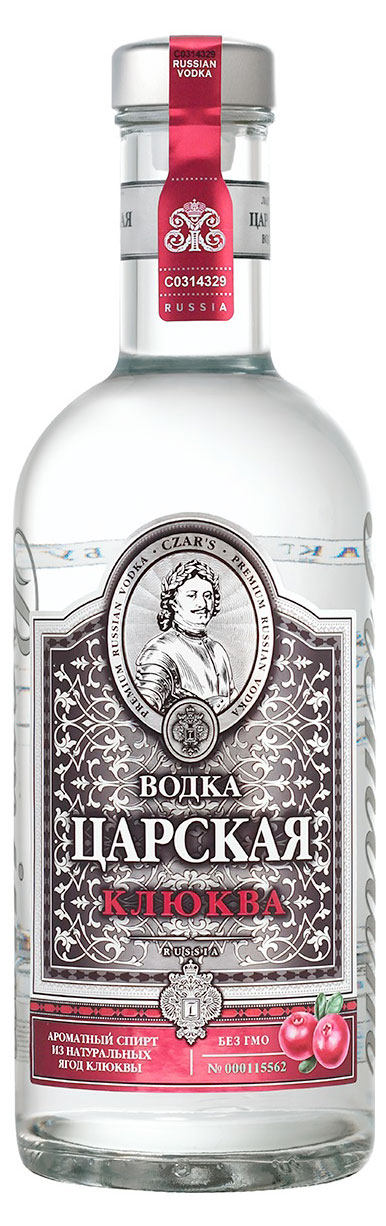 

Водка ЦАРСКАЯ Клюква Россия, 0,5 л