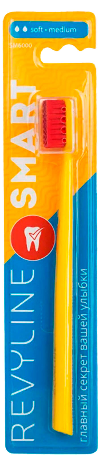 

Зубная щетка Revyline SM6000 мягкая желтая, 1 шт
