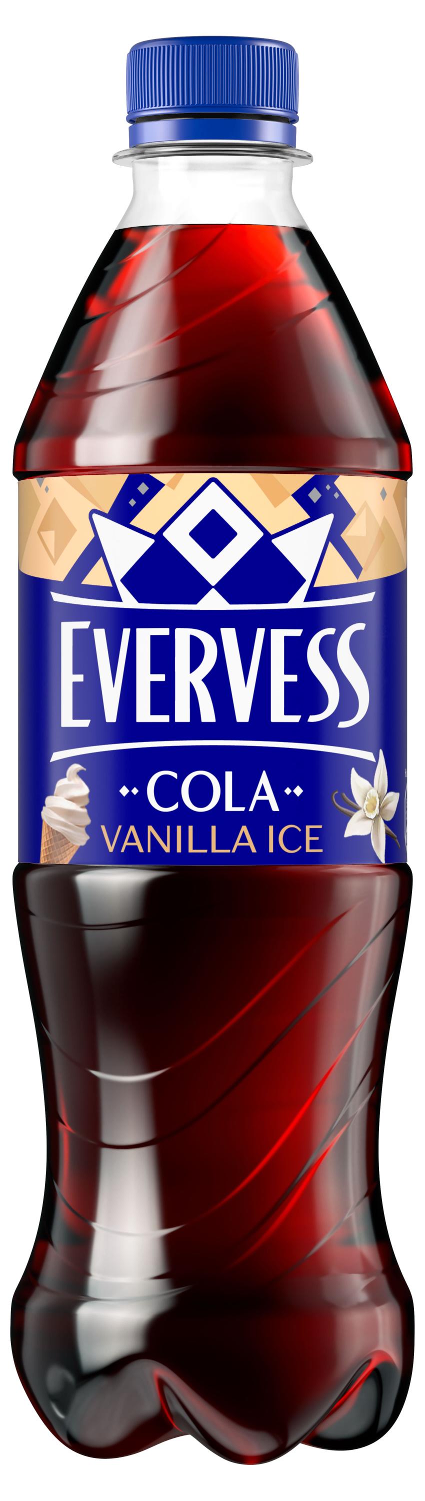 Изображение товара Напиток газированный Evervess Кола со вкусом ванили, 500 мл