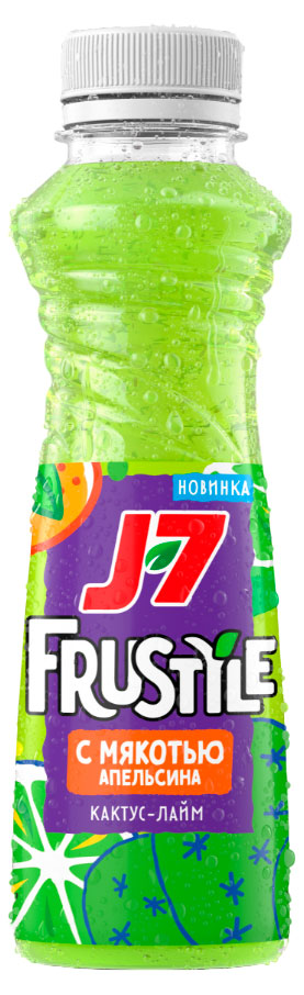 

Напиток сокосодержащий J7 Frustyle кактус лайм с мякотью, 385 мл
