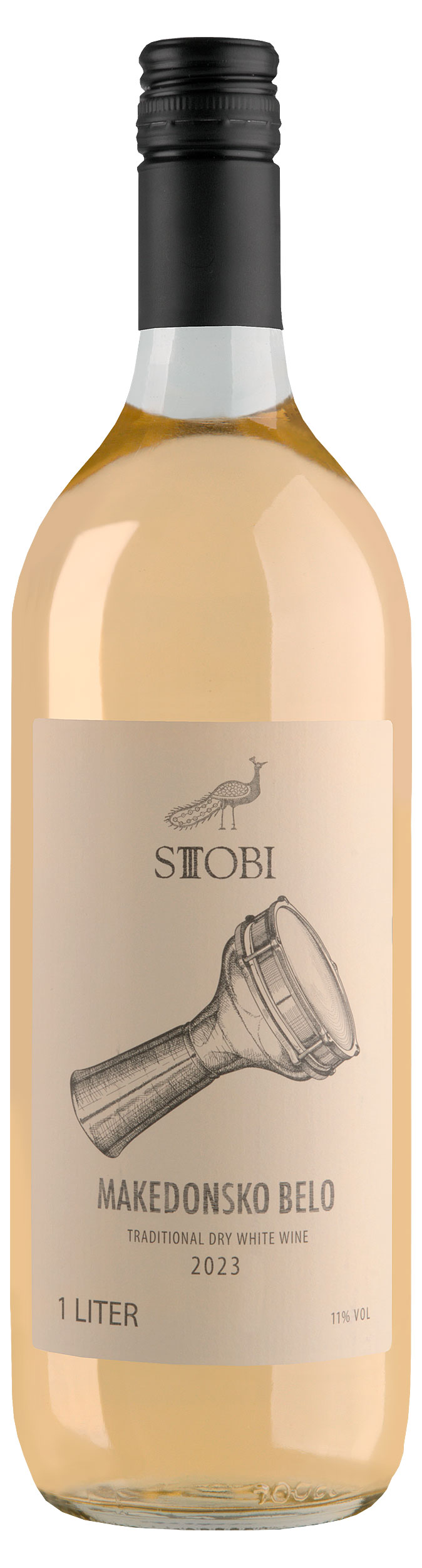 

Вино STOBI Makedonsko Belo белое сухое Сербия, 1 л