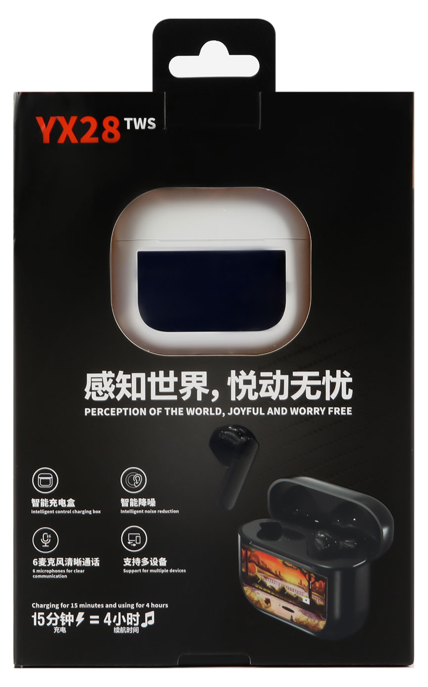 

Беспроводная гарнитура TWS Bluetooth с микрофоном белая