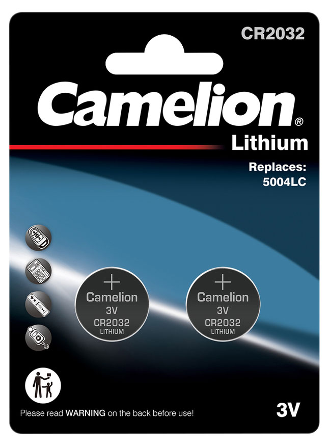 Изображение товара Батарейка литиевая Camelion CR2032, 2 шт