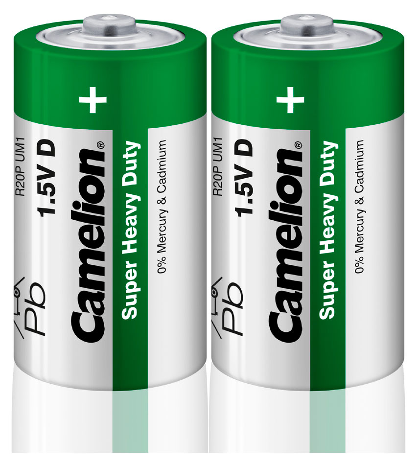 

Батарейка солевая Ergolux R20, 2 шт