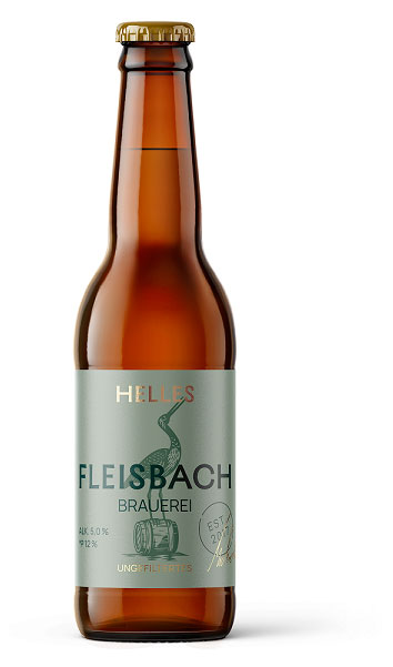 

Пиво Fleisbach Helles светлое нефильтрованное, 330 мл