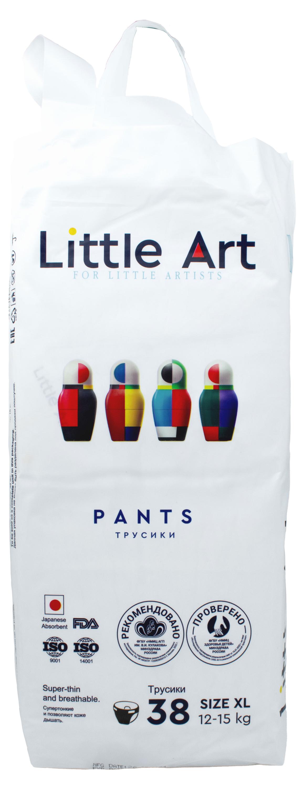 

Трусики-подгузники Little Art XL (12-15 кг), 38 шт
