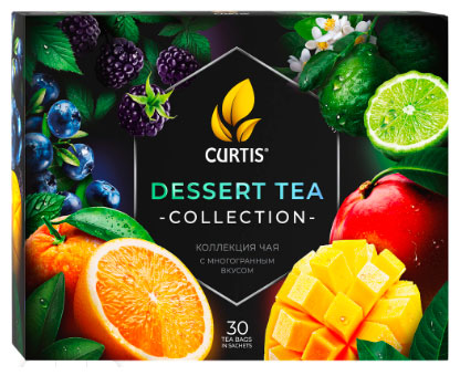 Изображение товара Чайный набор Curtis Dessert Tea Collection ассорти из 6 вкусов 53 г