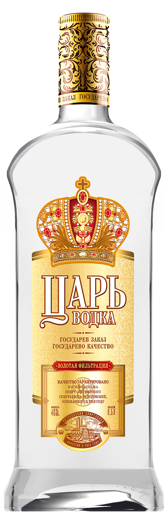 

Водка Царь Государев Заказ Россия, 0,5 л