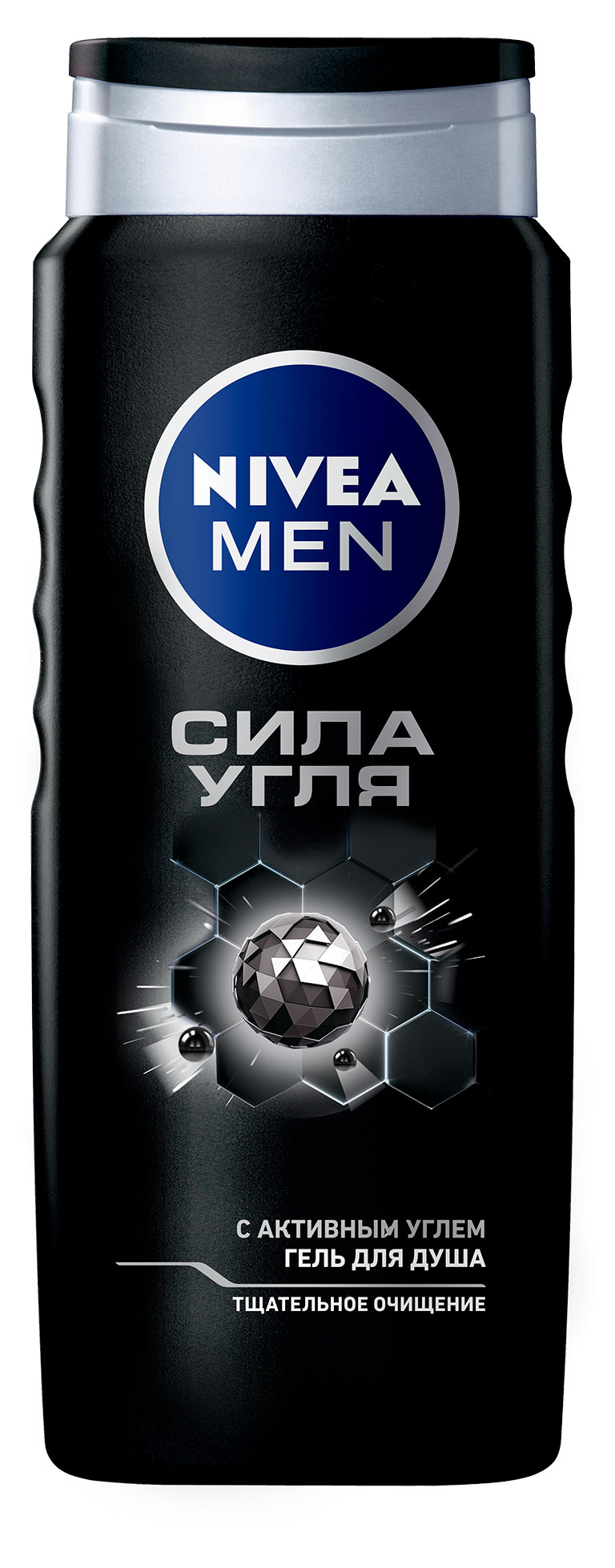 Изображение товара Гель для душа мужской NIVEA MEN Сила угля очищение без сухости кожи, 500 мл