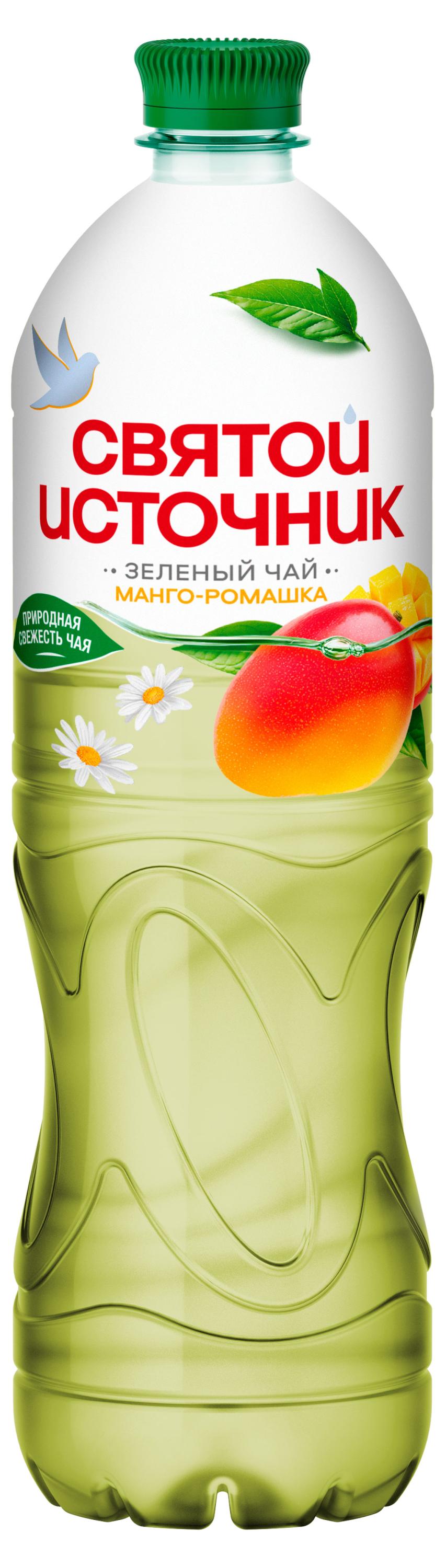 

Чай зеленый холодный Святой Источник Манго-ромашка, 1 л