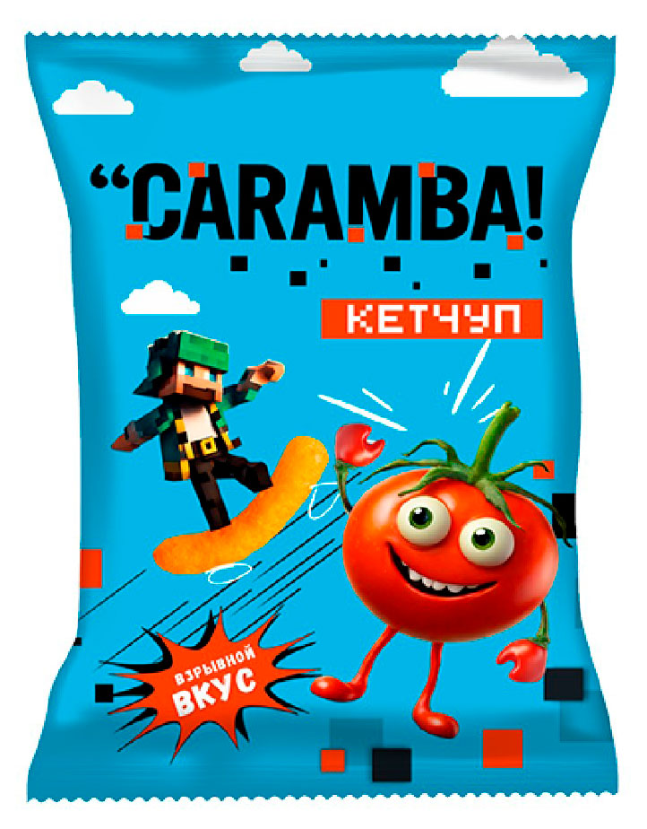 

Палочки кукурузные Caramba с кетчупом, 75 г