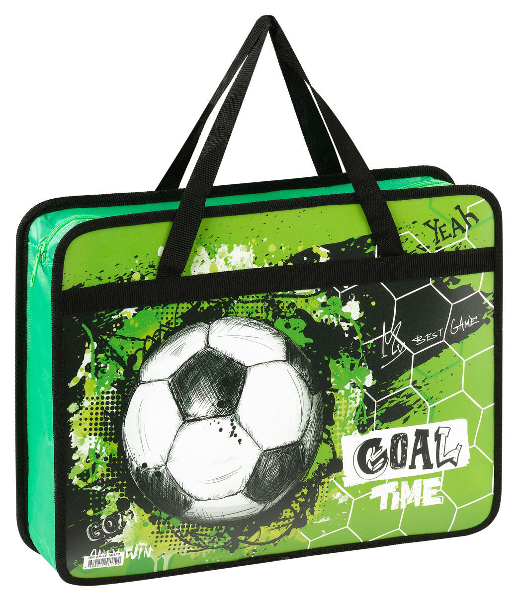 

Папка с ручками на молнии ArtSpace Goal пластиковая, А4