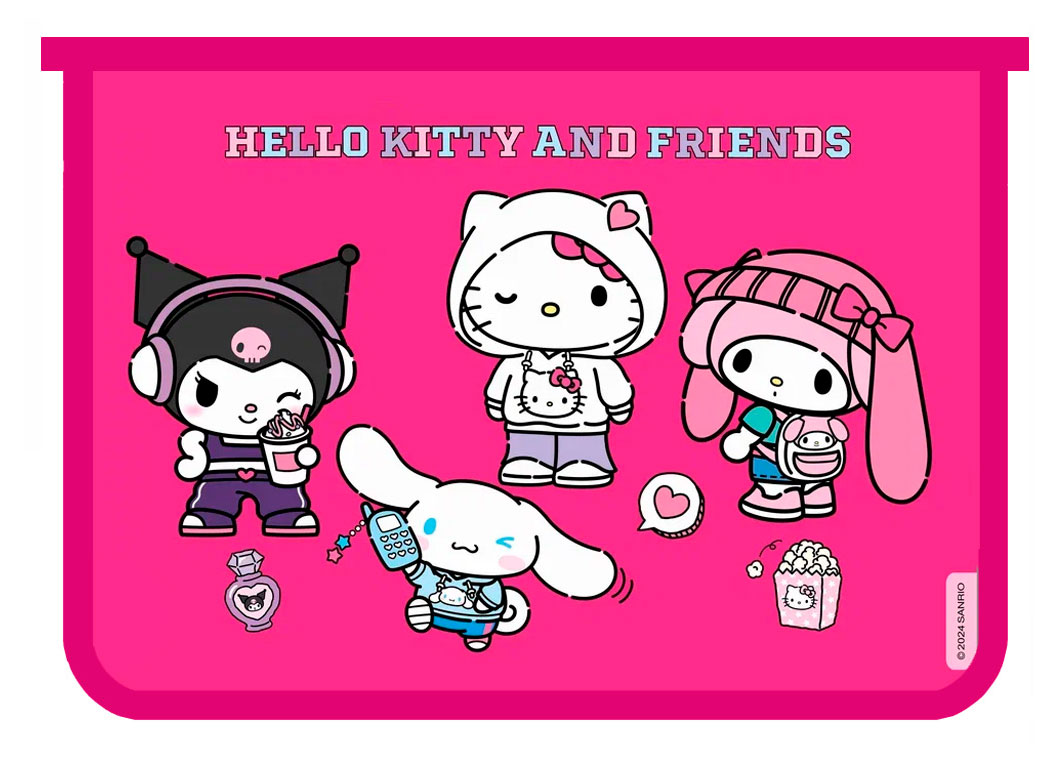 

Папка на молнии Centrum Hello Kitty and friends А4