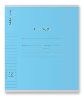 

Тетрадь ErichKrause Классика Visio в линейку А5, 12 л в ассортименте