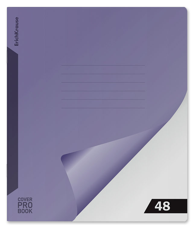 

Тетрадь общая ErichKrause CoverProBook matt Reef индиго в клетку А5, 48 л