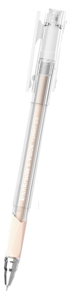 Изображение товара Ручка гелевая ErichKrause Stick&Grip Yummy 0,5мм синяя, 1 шт