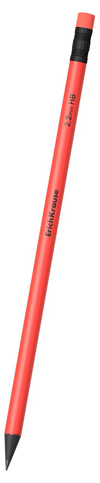 

Карандаш чернографитный ErichKrause с ластиком НВ, 1шт