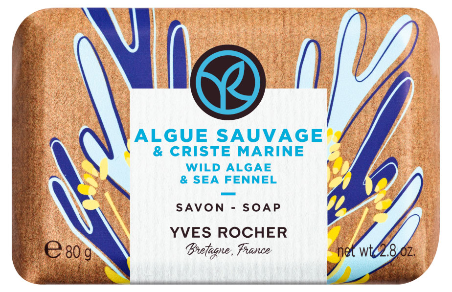 

Мыло твердое Yves Rocher морские водоросли & морской фенхель, 80 г