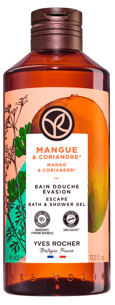 

Гель для душа Yves Rocher Манго & Кориандр, 400 мл