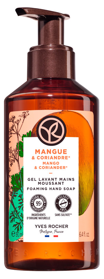 

Мыло жидкое для рук Yves Rocher Манго & Кориандр, 190 мл