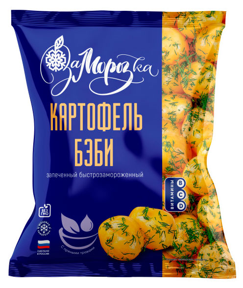 

Картофель Заморозка беби запеченный замороженный, 400 г