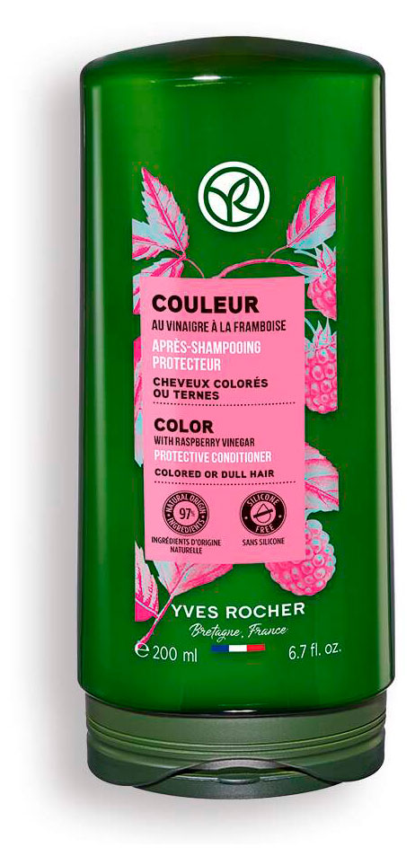 

Кондиционер для волос Yves Rocher стойкость цвета с малиновым уксусом, 200 мл