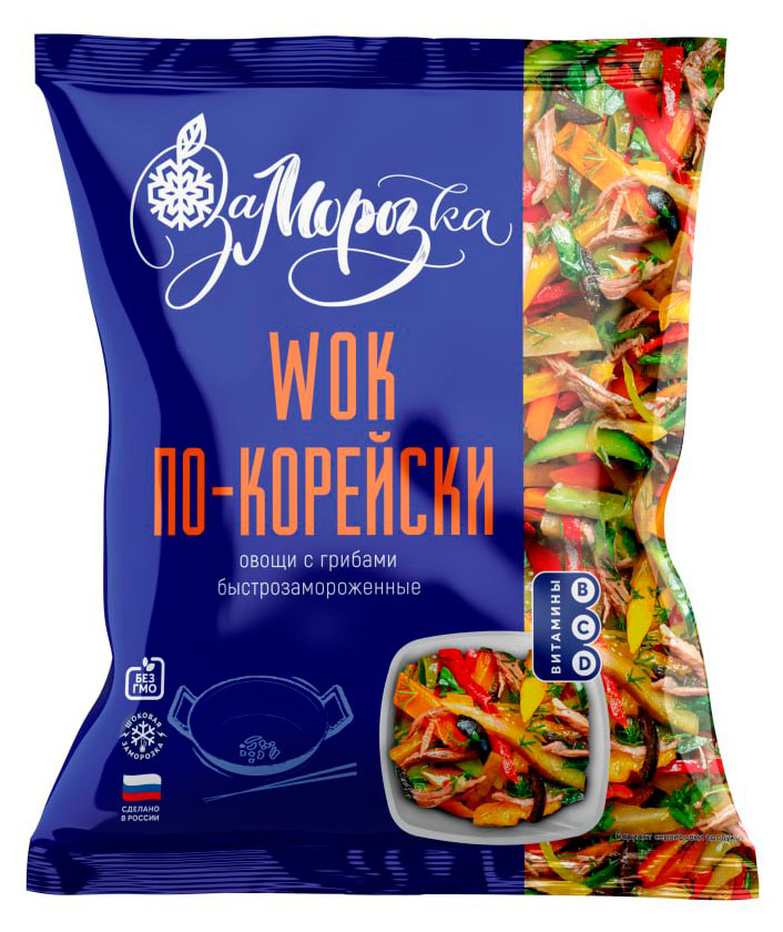 Изображение товара Смесь овощная Заморозка WOK по-корейски 400 г