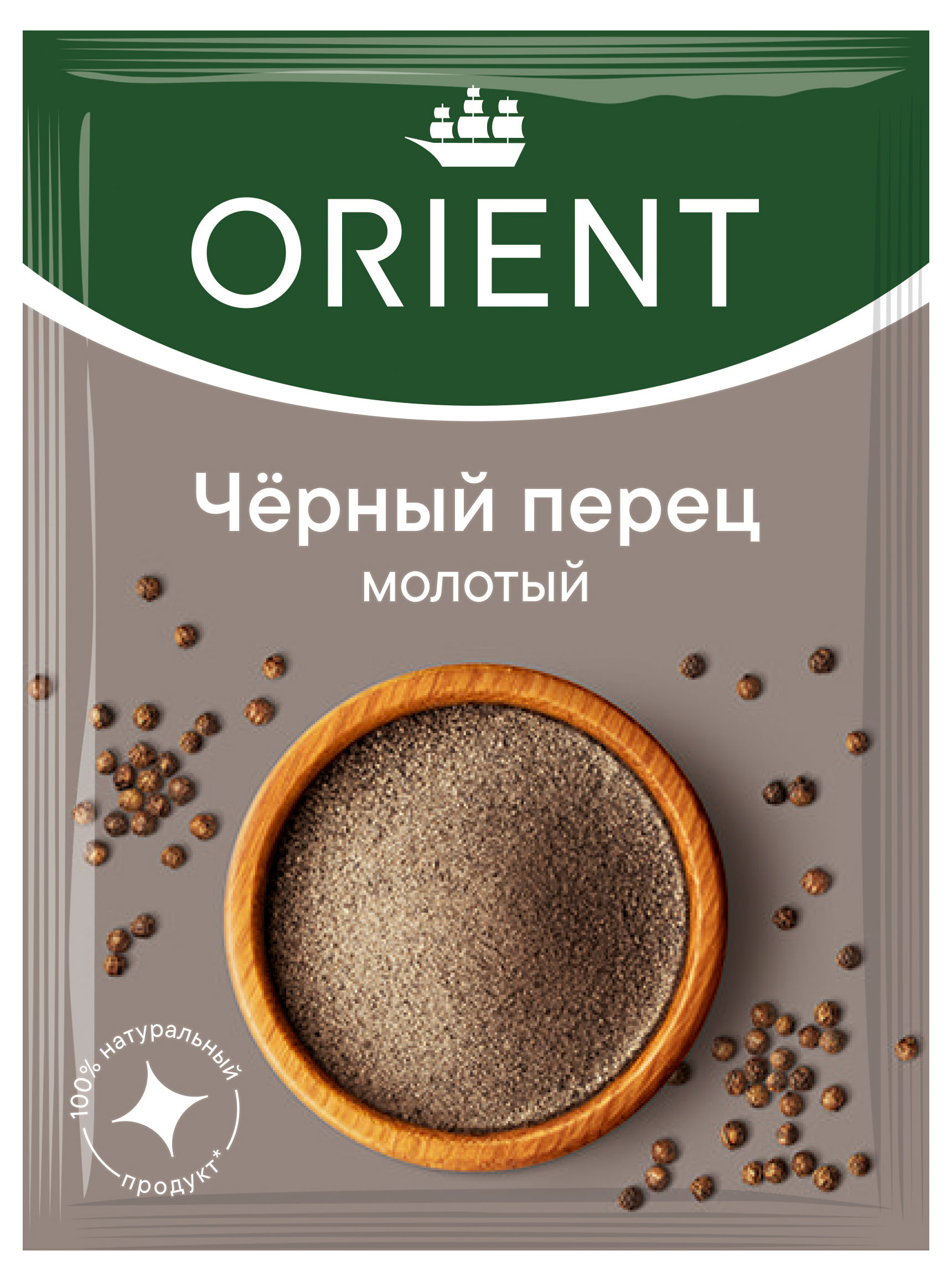 

Перец черный Orient молотый, 10 г