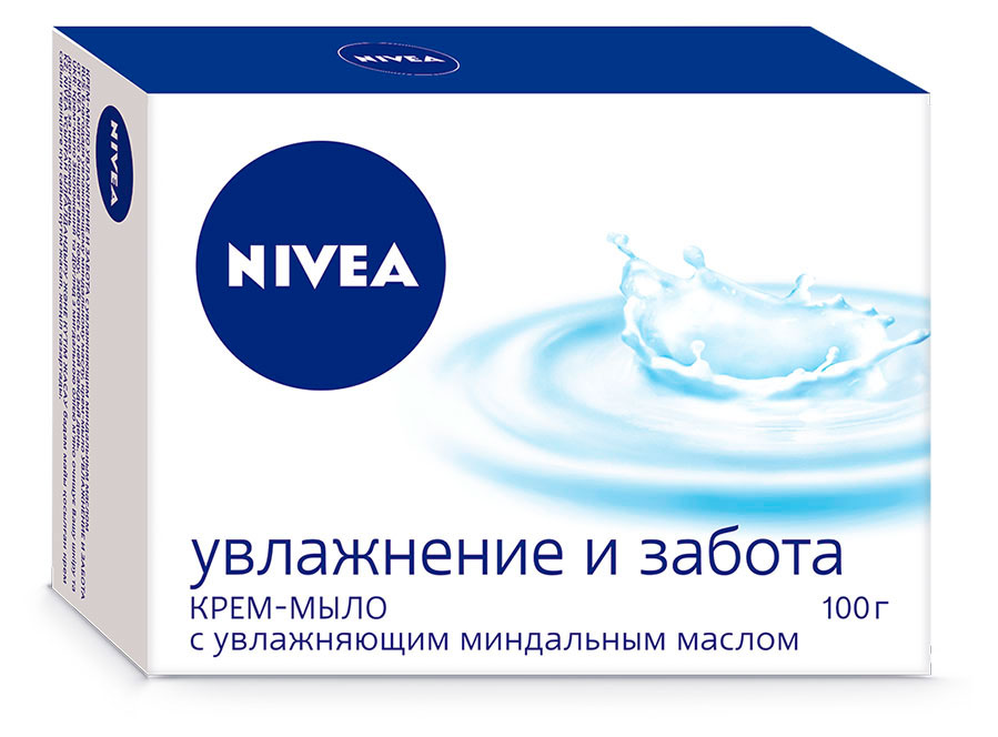 

Крем-мыло NIVEA Увлажнение и забота с миндальным маслом, 100 г