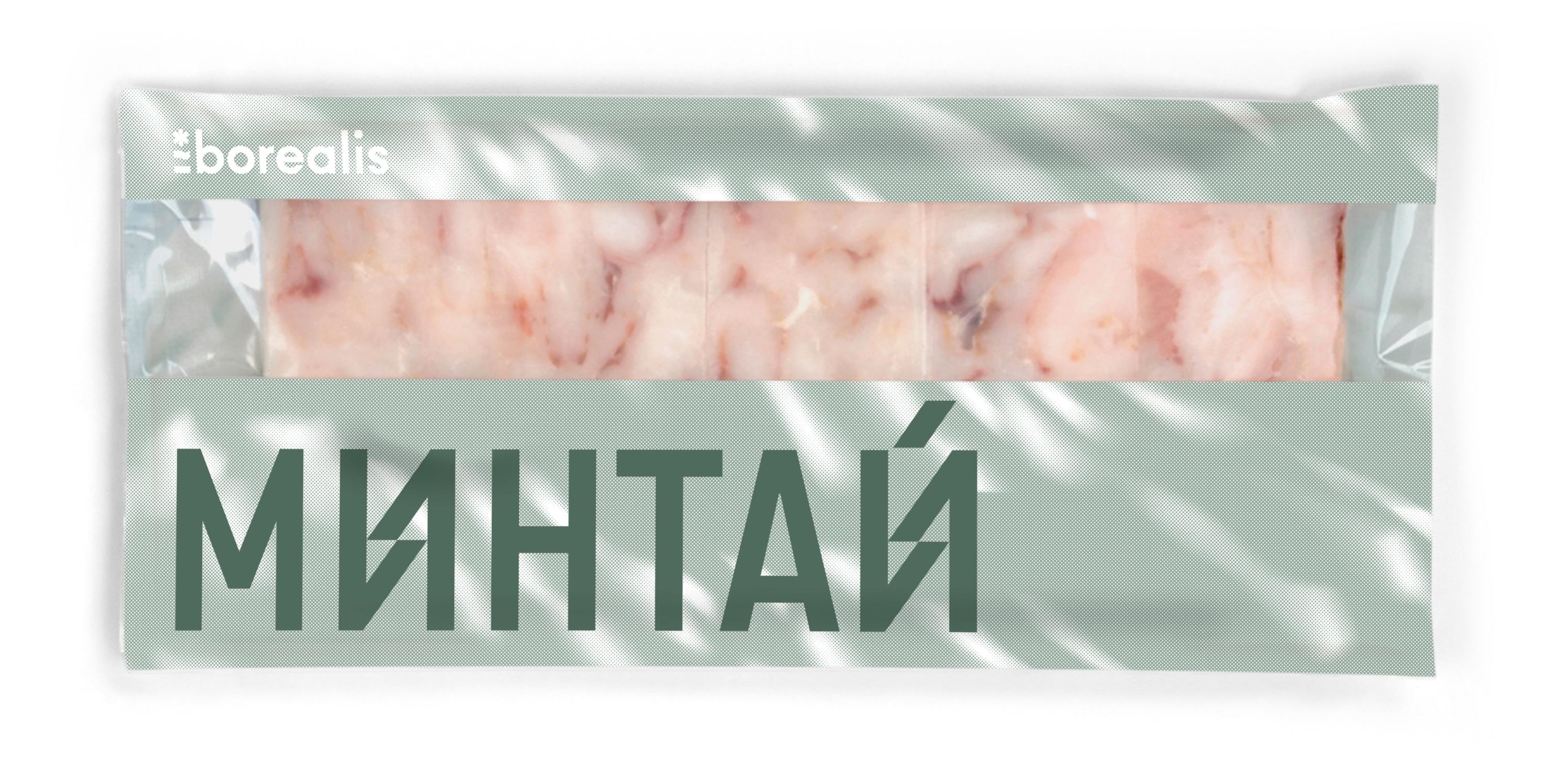

Минтай замороженный Borealis филе блочное, 750 г