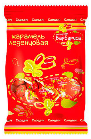 

Карамель Слодыч леденцовая со вкусом барбариса, 200 г
