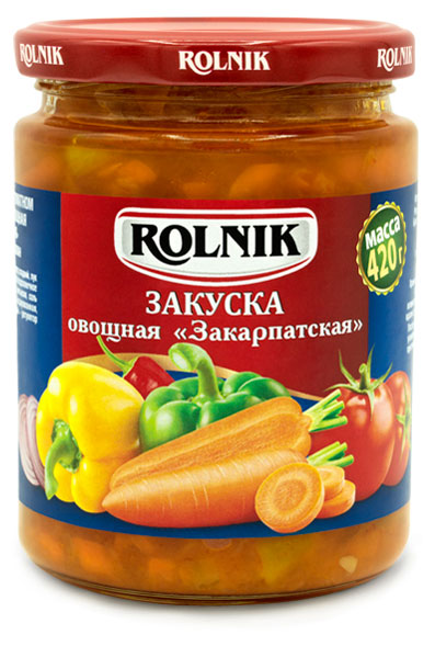 

Закуска овощная Rolnik Закарпатская, 420 г