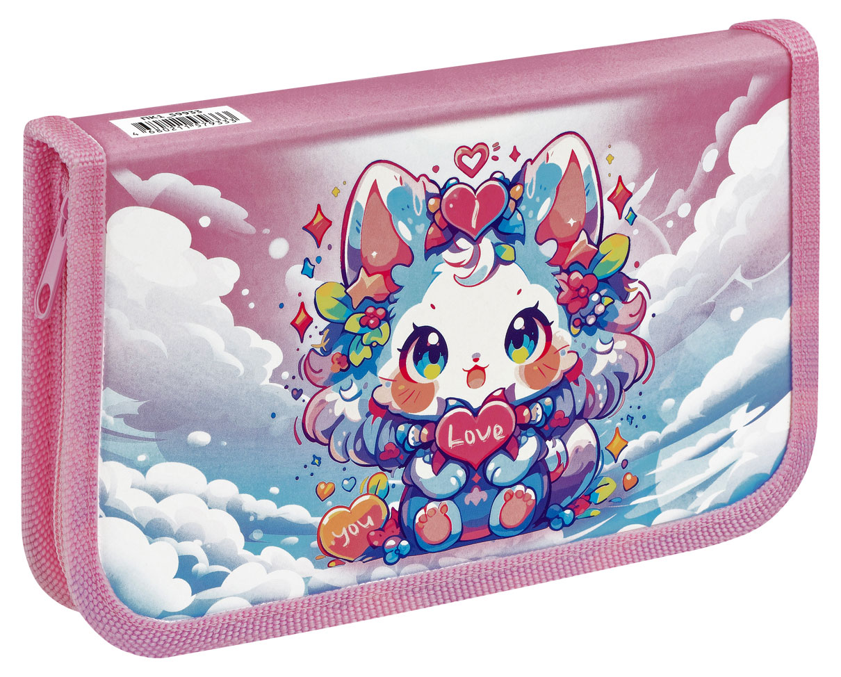 

Пенал ArtSpace Sweet Heart 1 отделение, 190х115 мм