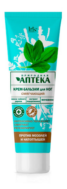 

Крем-бальзам для ног Iris смягчающий Природная аптека, 100 мл