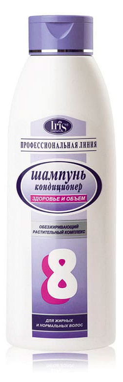 

Шампунь для волос Iris 8 Профессиональная линия Здоровье и объем растительный комплекс, 1000 мл