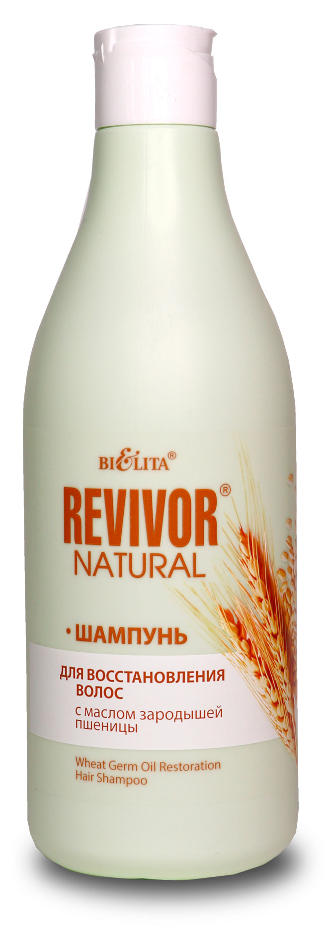 

Шампунь Белита Revivor Natural для восстановления волос с маслом зародышей пшеницы, 500мл