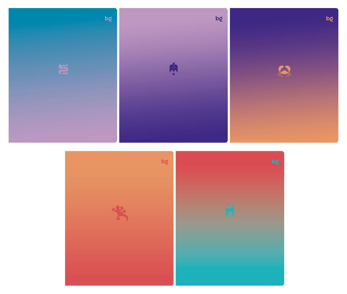 

Тетрадь BG Градиент в линейку А5 40 л, 1 шт в ассортименте