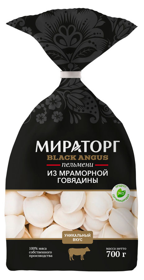

Пельмени Мираторг из мраморной говядины, 700 г