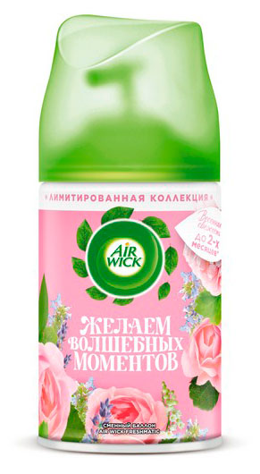 

Освежитель воздуха Airwick Дикая роза и сандаловое дерево, 250 мл