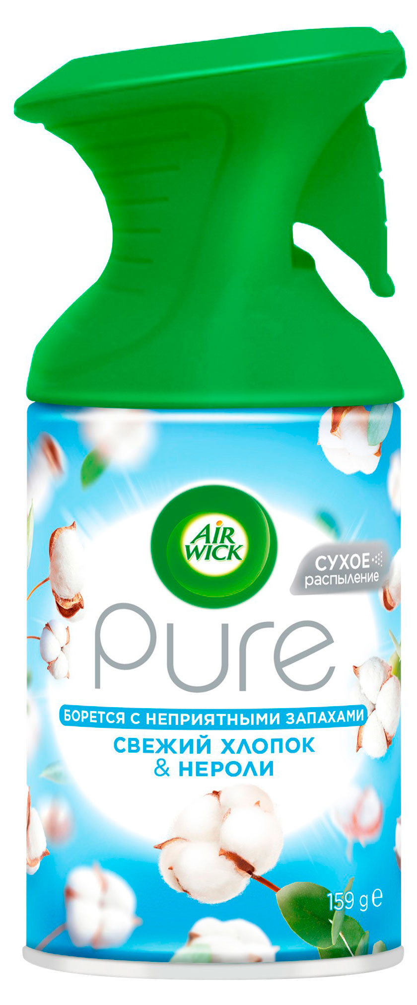 

Освежитель воздуха Airwick Pure Свежий хлопок, 250 мл