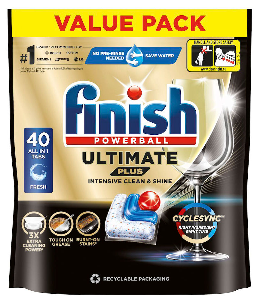 

Капсулы для посудомоечной машины Finish Ultimate Plus, 40 капсул