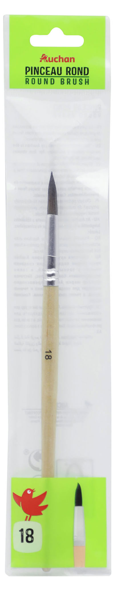 

Кисть АШАН Красная птица пони, 18