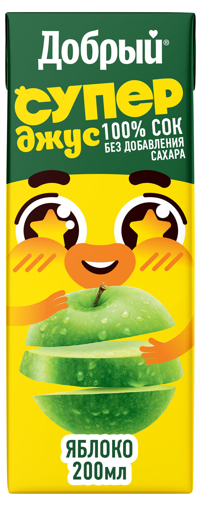 

Сок Добрый Active kid яблочный, 200 мл
