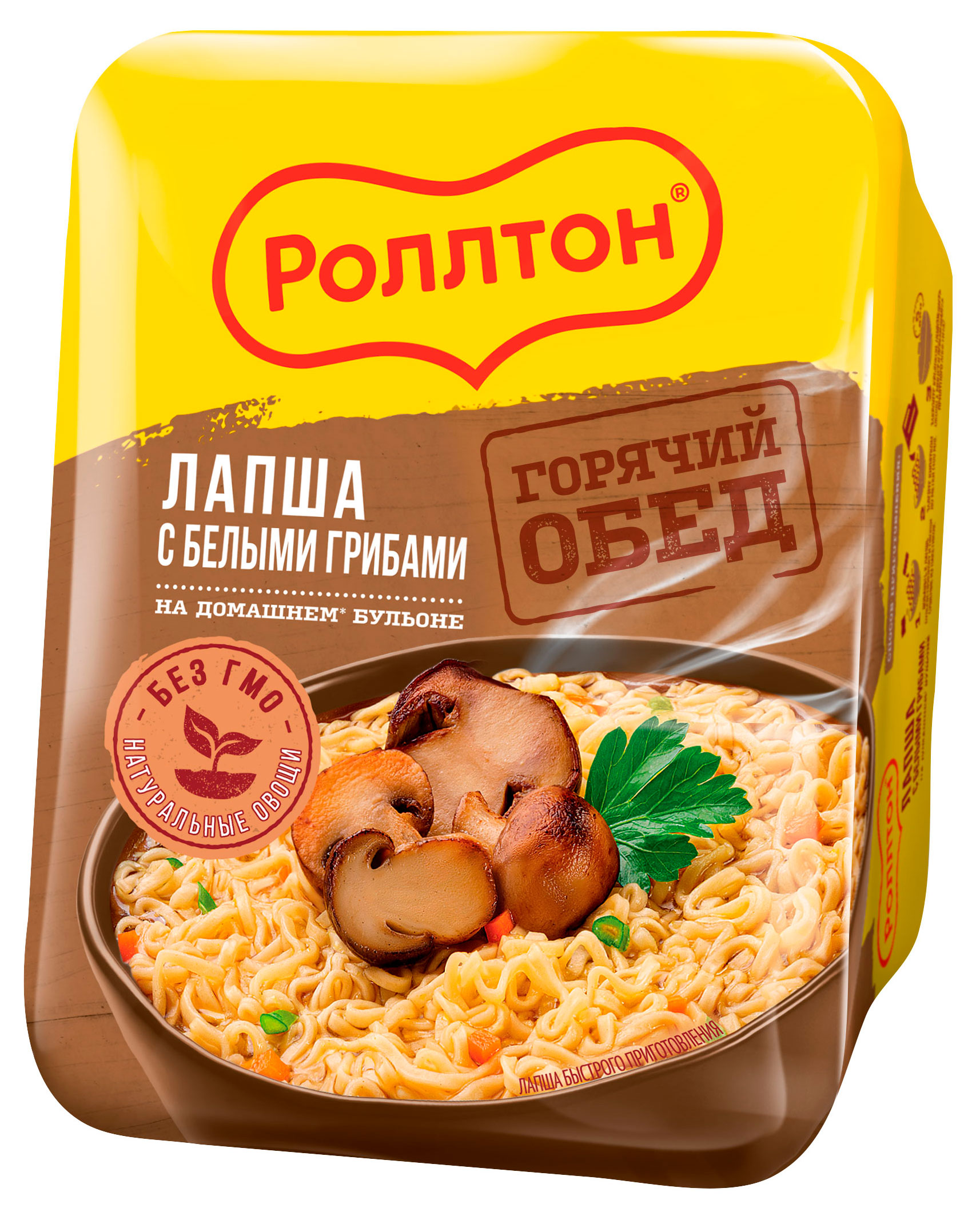 

Лапша быстрого приготовления Роллтон с белыми грибами по-домашнему, 90 г