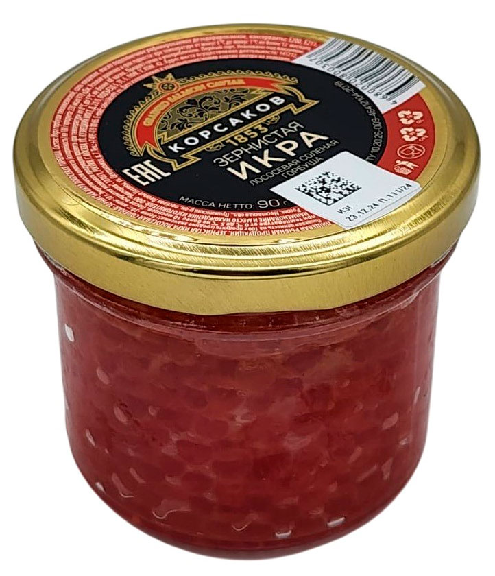

Икра горбуши Корсаков зернистая, 90 г