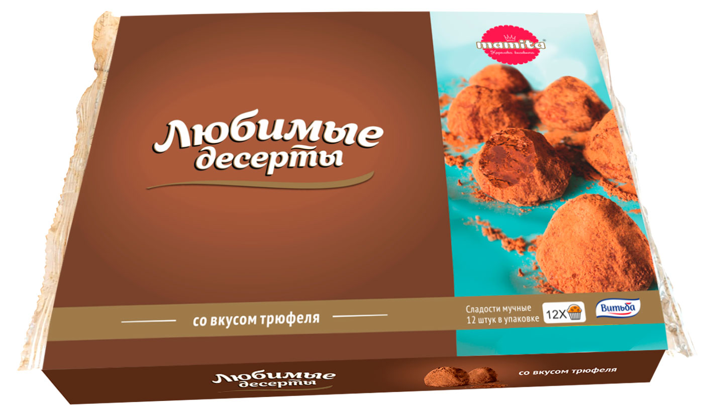 

Десерт бисквитный Mamita cо вкусом трюфеля, 200 г