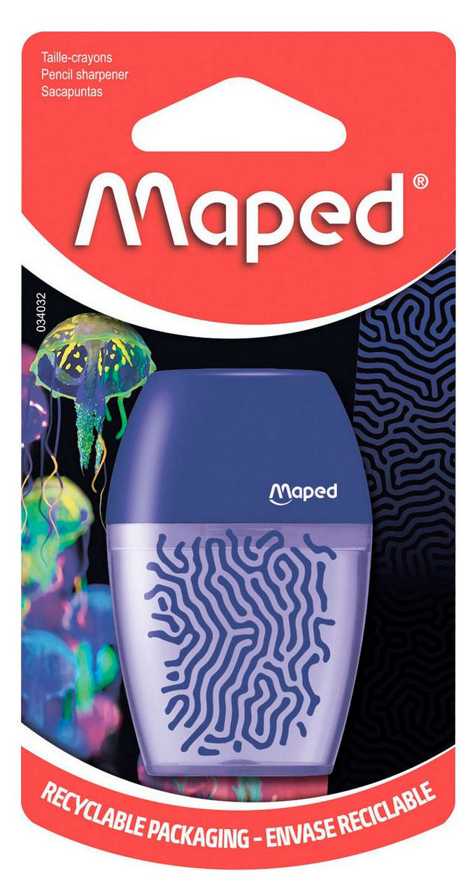 

Точилка Maped Deepsea Paradise Shaker 1 отверстие с контейнером, 1 шт