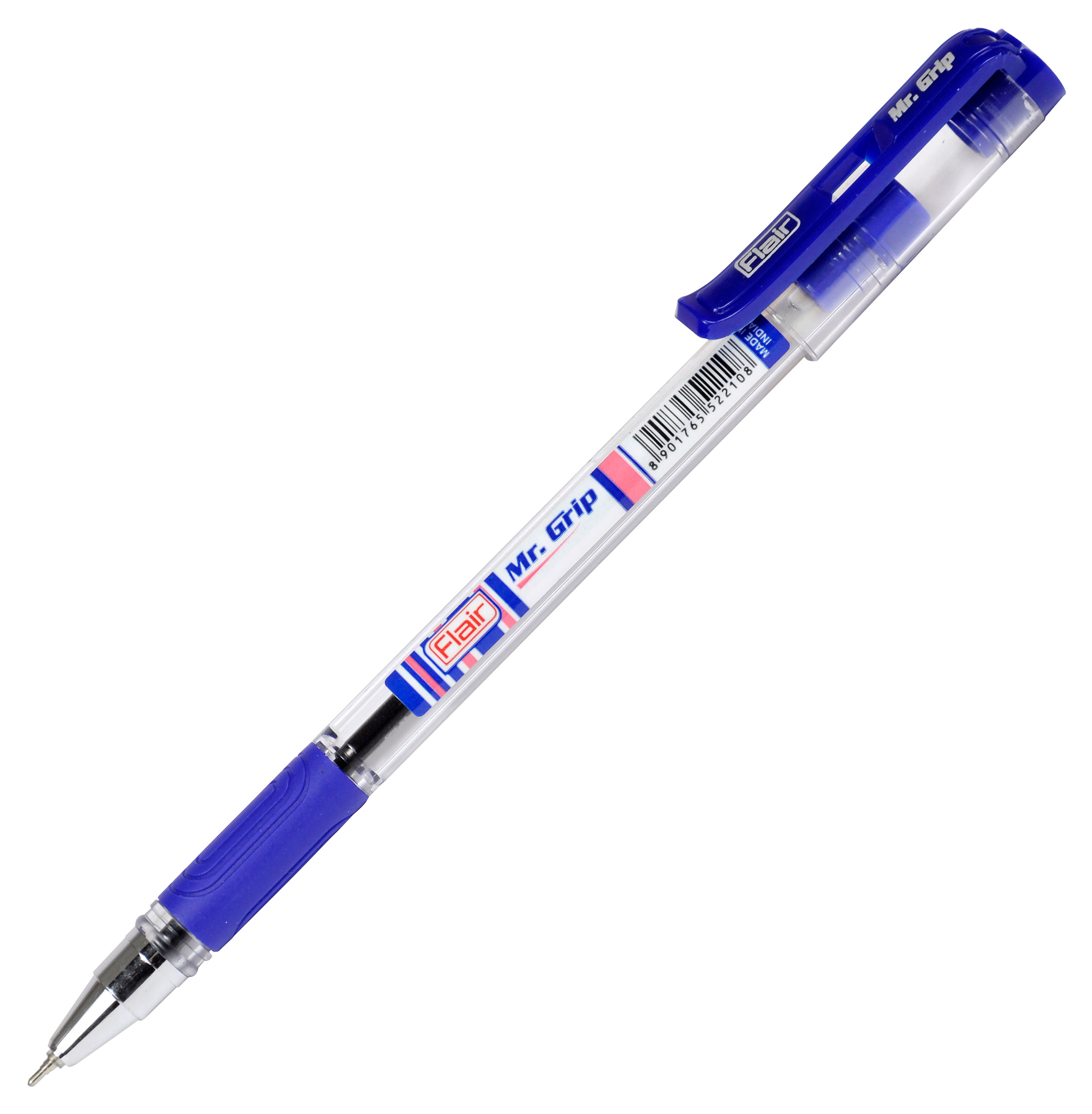 

Ручка шариковая Flair Mr. Grip синяя, 1 шт