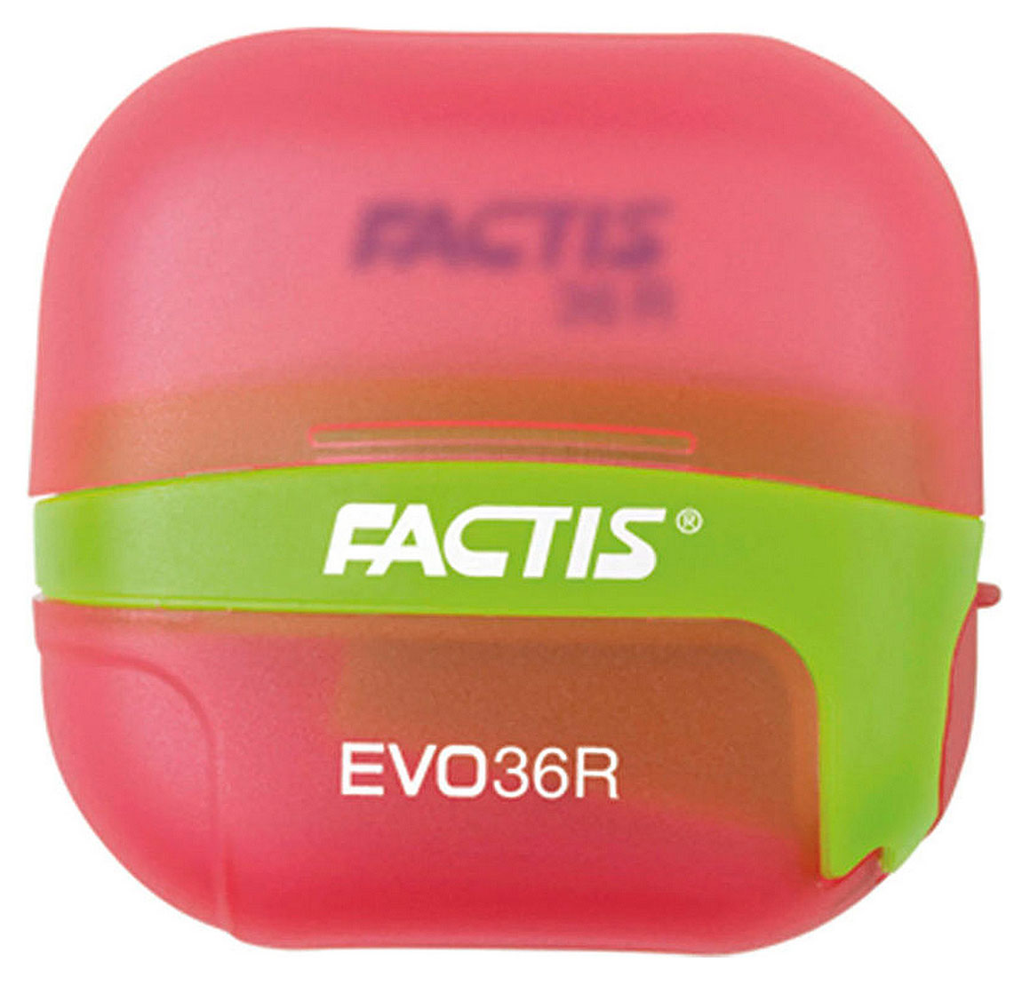 Изображение товара Точилка-ластик Factis FACTIS EVO36R с контейнером и стирательной резинкой, 1 шт в ассортименте